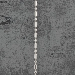 Łańcuszek srebrny 1,7mm patyk kulka diamentowany wybór długości 38-70cm
