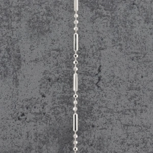 Łańcuszek srebrny 1,5mm patyk 3 kulki diamentowany wybór długości 36-65cm