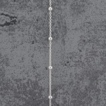 Łańcuszek srebrny ankier z kulkami 2mm wybór długości 36-60cm
