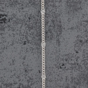 Łańcuszek srebrny pancerka 1,4mm z rozetką wybór długości 36-55cm