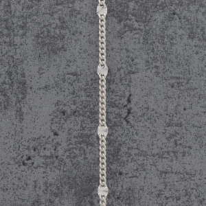 Łańcuszek srebrny pancerka 1,7mm z rozetką wybór długości 36-60cm