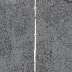 Łańcuszek srebrny linka 0,9mm z oponkami wybór długości 38-50cm