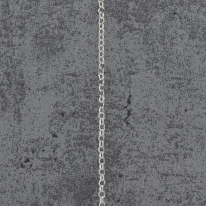 Łańcuszek srebrny oczkowy rolo okrągłe obrączkowe diamentowane 1,7mm wybór długości 36-55cm