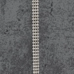 Łańcuszek srebrny trzy rzędy kulek wybór długości 40-55cm