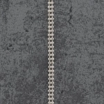 Bransoletka srebrna dwa rzędy kulek 19cm