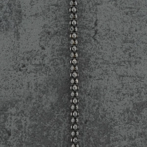 Bransoletka srebrna  oksydowana popcorn 2,9mm 17-19cm